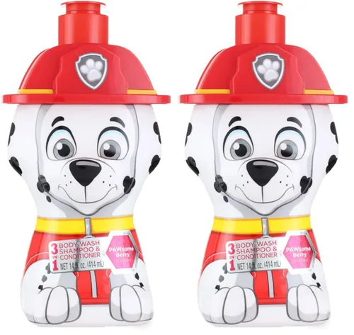 Vista 6 de Taste Beauty "Paw Patrol" Champú 3 en 1 para niños, acondicionador para niños y gel de baño, 14 onzas, (aroma)