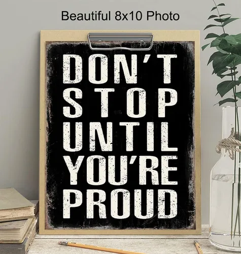 Vista 3 de Pósteres motivacionales para pared, regalos inspiradores para hombres, arte de pared de emprendedores, frases positivas inspiradoras, regalos