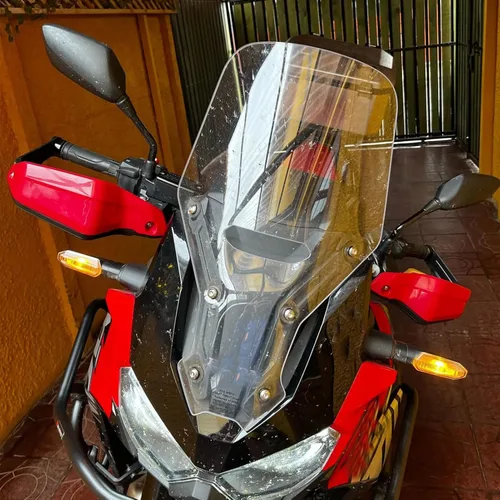 Vista 5 de Protectores de mano para motocicleta, protectores de mano para manillar H-onda CRF1100L Africa Twin Adventure Sports X-ADV 750 Parts 2021 2022 2023
