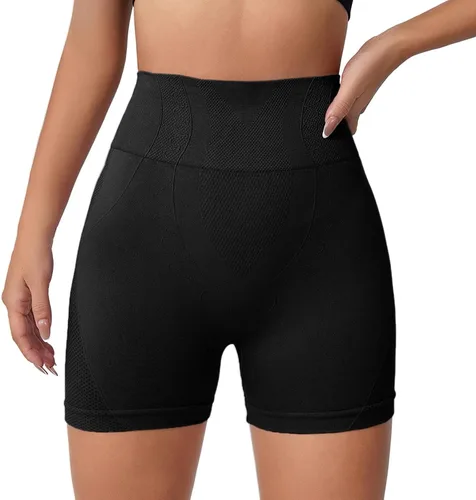 Vista 3 de Women's High Waisted Biker Shorts Butt Lifting Tummy Control Gym Shorts Slim Fit Stretch Fitness Yoga Leggings Shorts
