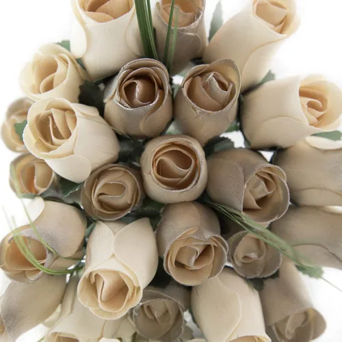 Vista 23 de Ramos originales de rosas de madera en 1, 2, o 3 docenas, Madera de abedul, 1 Docena