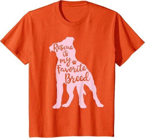 Vista 69 de Pitbull Rescue Is my Favorite Breed Dog Pit Bull Mama - Camiseta, Negro, S