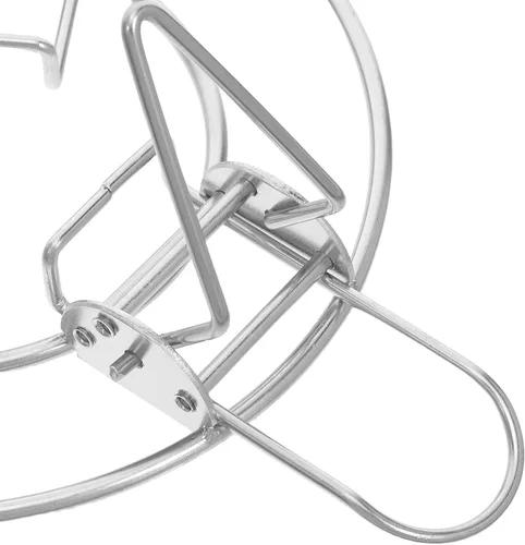 Vista 3 de Estante de vapor de acero inoxidable plegable ajustable para ollas a