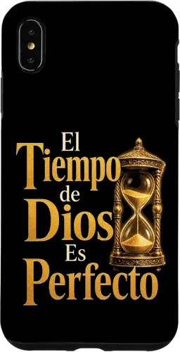 Vista 12 de Fe Cristiana El Tiempo De Dios ES Perfecto Hourglass Case for iPhone Air