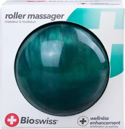 Vista 9 de BioSwiss Paquete de 2 masajeadores portátiles de cuerpo completo, herramienta de punto de presión de 4 piernas para espalda, cuello y hombro