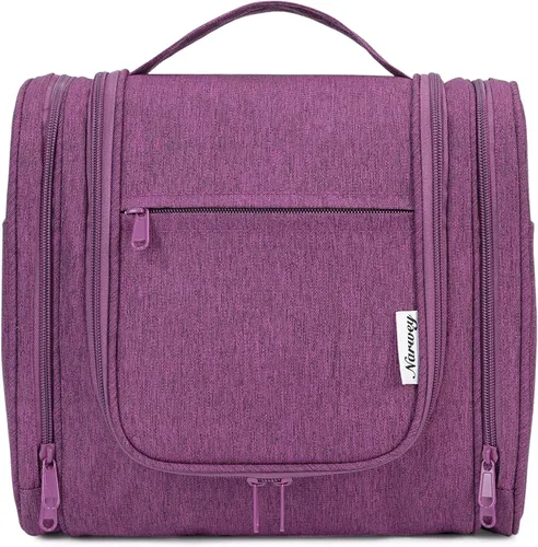 Vista 2 de Bolsa de Aseo Colgante Narwey para Mujeres, Organizador de Maquillaje de Viaje, Bolsa de Artículos de Aseo para Cosméticos, Accesorios Esenciales