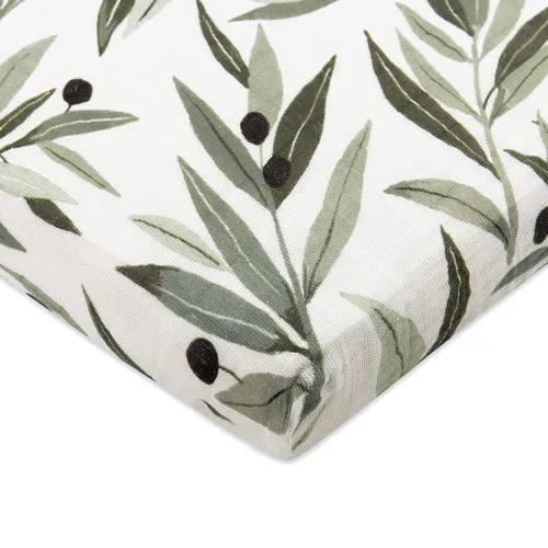 Vista 15 de Babyletto Sábanas para cuna de 100% algodón orgánico para todas las etapas, con certificado GOTS, ajustables 360°, muselina ultra suave