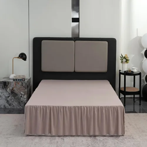 Vista 9 de TSUTOMI Falda de Cama Negra Tamaño Twin con Volantes y Esquinas Divididas, Falda de Cama Twin Caída de 12 Pulgadas, Falda de Cama Tamaño Twin Negra