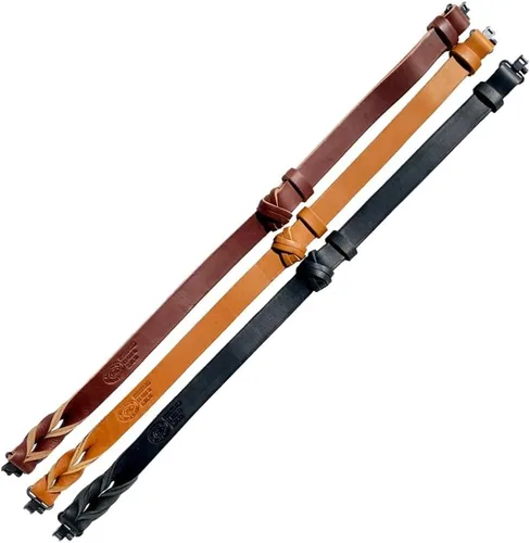 Vista 2 de True Latigo - Eslinga para rifle de cuero, ajustable, hecha a mano en los Estados Unidos