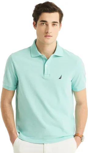 Vista 11 de Nautica playera polo clásica de mangas cortas, color sólido, para hombre
