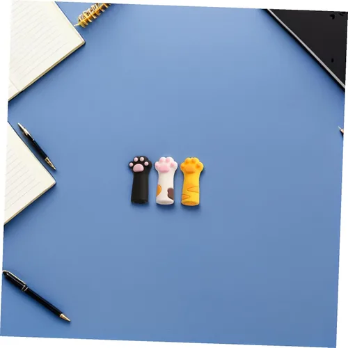Vista 6 de FOMIYES Juego de cubiertas de herramientas para el cuidado de uñas, 3 piezas, tijeras para gatos, pinzas de cutícula, funda protectora, tapa
