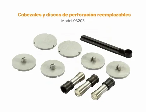 Vista 5 de Bostitch 03200 Xtreme Duty - Perforadora de 2 a 3 agujeros, capacidad para 160 hojas, color negro y plateado