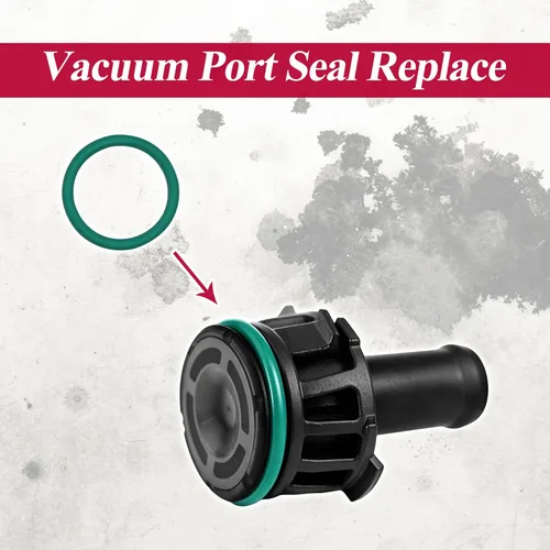 Vista 5 de Kit de sello de bomba de vacío de 2,5 L/sellos de dirección asistida de reconstrucción compatibles con Volkswagen Jetta, Beetle, New Beetle, Golf