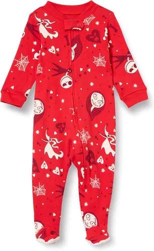 Vista 4 de Amazon Essentials Disney Marvel Star Wars - Pijama unisex de algodón con pies para bebés y niños pequeños, paquete múltiple