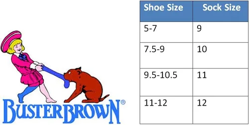 Vista 3 de Buster Brown - 100% Algodón - Calcetines sin Elástico - 3 Pares