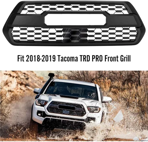 Vista 3 de Funda para sensor de embellecimiento de rejilla delantera para Toyota Tacoma TRD PRO 53141-35060 2018-2019 Direct Replacement