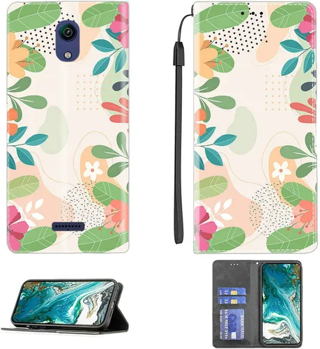 Vista 42 de jioeuinly ATT Motivate 2 - Funda compatible con ATT Motivate 2, funda con soporte abatible y cierre magnético DJS