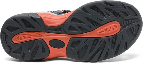 Vista 4 de NORTIV 8 Sandalias deportivas para mujer con puntera cerrada, sandalias deportivas para mujer, zapatos de verano, sandalias ligeras para caminar por