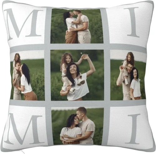 Vista 15 de Funda de almohada personalizada para regalos, funda de almohada personalizada con fotos, fundas de cojín para fotos, regalos personalizados