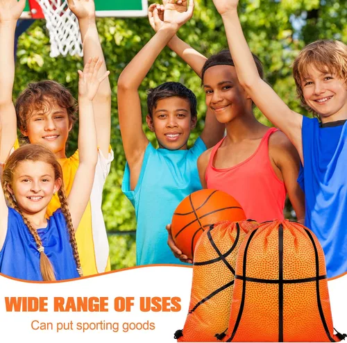 Vista 12 de Eccliy 24 bolsas de baloncesto con cordón para deportes, gimnasio, con cordón para baloncesto, regalos para adultos
