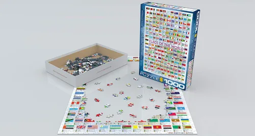 Vista 3 de EuroGraphics Banderas del Mundo Puzzle (1000 piezas) (6000-0128)