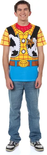 Vista 2 de Toy Story Buzz Lightyear - Disfraz de astronauta para adulto Woody