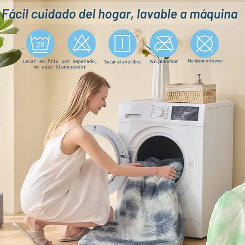 Vista 6 de Edredón refrescante tamaño Queen, mantas refrescantes de verano para personas que duermen con calor y sudores nocturnos, edredón ligero y Gris Oscuro