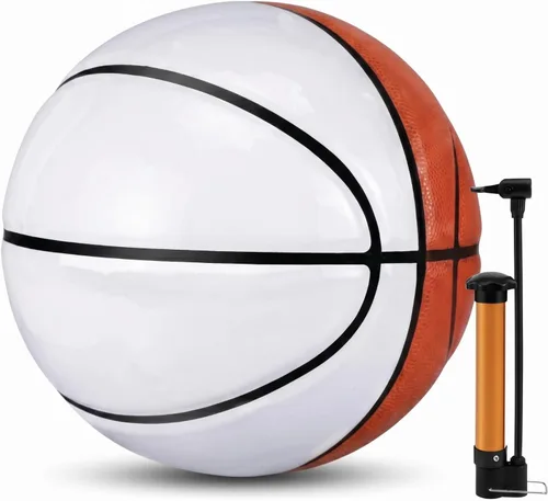 Vista 15 de Hiboom Autograph - Baloncesto firmado con bomba de aire, memorabilia, para premio, trofeo, banquete, senior, noche, hitos nocturnos, entrenador