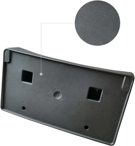 Vista 5 de Soporte de Matrícula - Soporte de Montaje de Parachoques Delantero para Matrícula Negro Compatible con Ram 2500 3500 4500 5500 de 2019 2020 2021