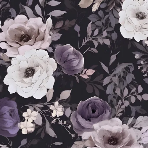 Vista 10 de ILHIIOR Papel tapiz floral azul oscuro para despegar y pegar, papel de contacto de hojas bohemias, papel de contacto con flores oscuras, extraíble