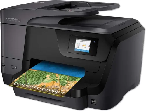 Vista 3 de Impresora de inyección de tinta instantánea HP OfficeJet Pro 8720, Negro