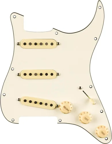 Vista 5 de Golpeador Strat precableado, Pure Vintage '59 con RWRP Midde, negro de 11 agujeros PG