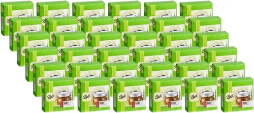 Vista 6 de Ball Tapas para Frascos Mason, Boca Regular, 12 CT (Paquete de 24)