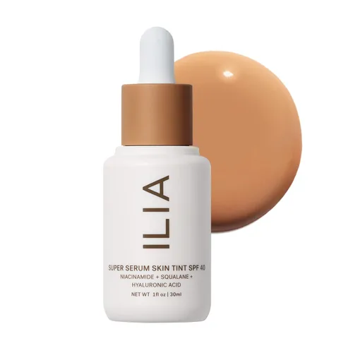 Vista 15 de ILIA - Tinte de piel Super Serum SPF 40 Sin comedogénesis, vegano, ligero para ayudar contra la luz azul, + contaminación mientras hidrata, Balos