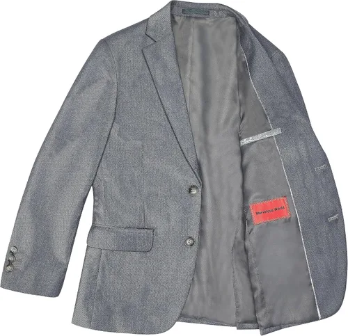 Vista 5 de Marvelous World Conjunto de traje formal ajustado para niños, cintura ajustable