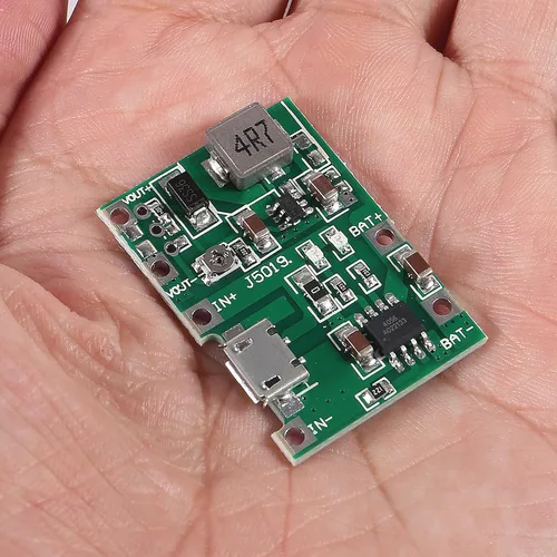 Vista 7 de 10 unids 18650 18650 Li-ion cargador de batería módulo 2A USB TP4056 ajustable Boost Módulo DC-DC 3.7V a 5V 9V 12V Step Up Boost Módulo DIY Kit