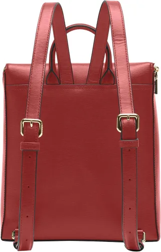 Vista 2 de DKNY Mochila de moda multiusos para mujer, Bright RedGold Bryant