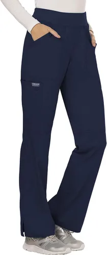 Vista 4 de Workwear Revolution WW110 - Pantalones de uniforme médico tipo cargo para mujer, elásticos, suaves