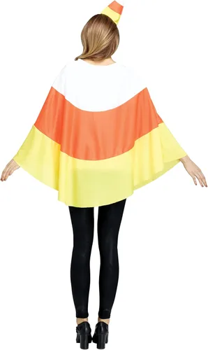 Vista 2 de Fun World Poncho de maíz dulce para mujer