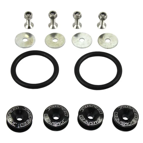 Vista 11 de Kit universal de sujetadores de liberación rápida Jmdspeed, para camiones, defensa, palanquilla, universal, CNC, Neo cromo