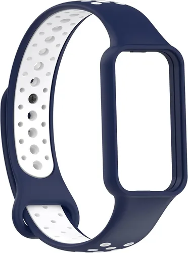 Vista 4 de 4-PACKS Compatible with Amazfit Band 7 Replacement Band,Sport Strap Soft Silicone Quick Release Wrist Bands Adjustable Wristband Smartwatch Accessory