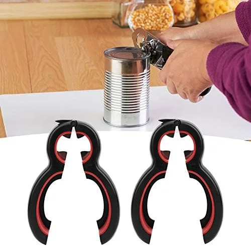 Vista 7 de Abrelatas 6 en 1, abridor de botellas, abridor de botellas multifuncional, accesorios de mano para cocina, 2