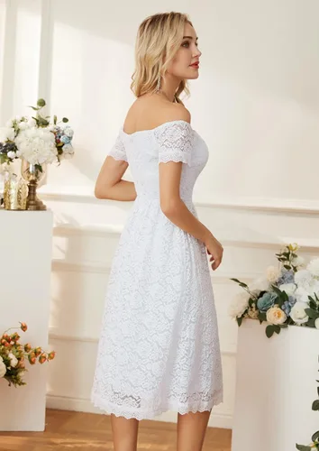 Vista 4 de GRACE KARIN Vestidos de invitada de boda para mujer, vestido de cóctel de verano 2023