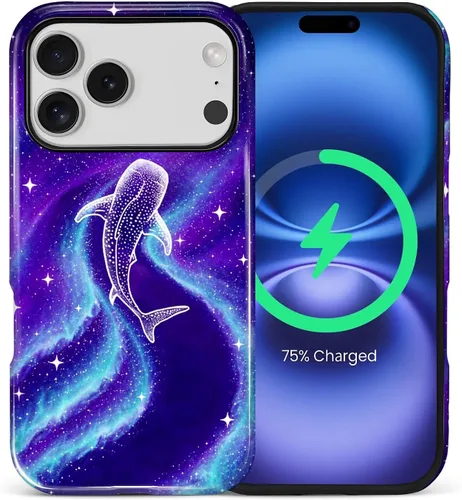 Vista 97 de Funda Compatible con iPhone 13/14 [Compatible con MagSafe] Protección de Doble Capa de Cáscara Dura Híbrida, Funda Magnética Protectora a Prueba