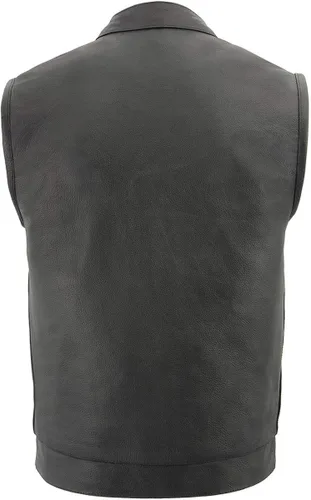 Vista 9 de Milwaukee Leather Men's Standard Mlm3524set Black All Season Leather Club Vest