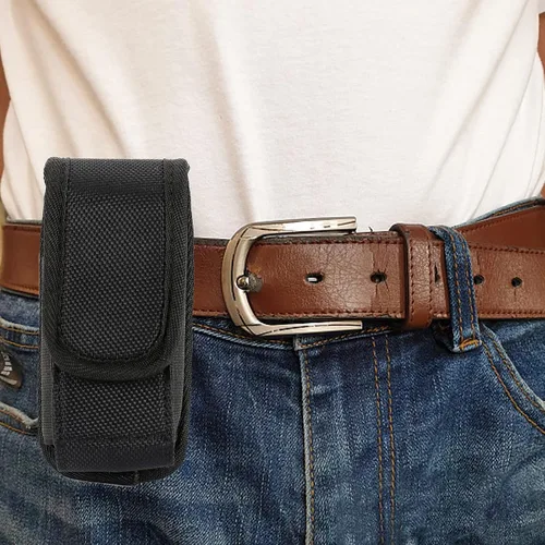 Vista 7 de Funda multiherramienta, bolsa EDC, funda multiherramienta para cinturón, organizador de cinturón EDC para bolígrafo, linterna/cuchillo plegable