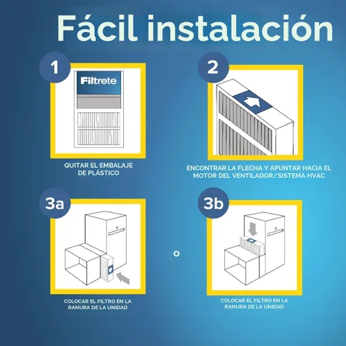 Vista 3 de Filtrete - Filtro de aire para horno y aire acondicionado de 16 x 20 x 4 pulgadas, MPR 1550, MERV 12, se adapta a Lennox y Honeywell, filtro