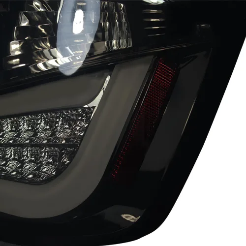 Vista 5 de SPEC-D TUNING Faros traseros LED de barra de humo negro brillante compatibles con modelos Scion tC 2011-2013 con fecha de producción antes de mayo