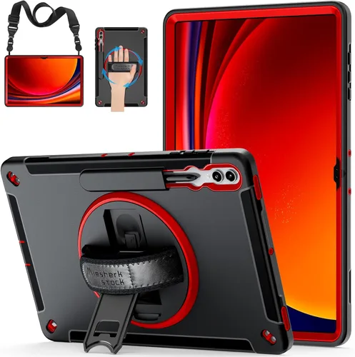 Vista 21 de Funda para Galaxy Tab S6 Lite de 10.4 pulgadas 2024/2022/2020: funda de TPU de grado militar a prueba de golpes con protector de pantalla - soporte