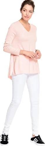 Vista 5 de Ellos Suéter sin botones con espalda plisada en talla grande para mujer